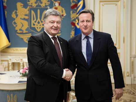 Порошенко обговорив із Кемероном питання протидії російській агресії в Україні