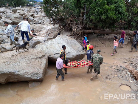 Жертвами оползня в Колумбии стали 254 человека