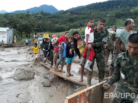 Последствия масштабного оползня в Колумбии. Фоторепортаж
