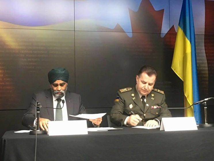 Україна і Канада підписали Домовленість про співробітництво у сфері оборони