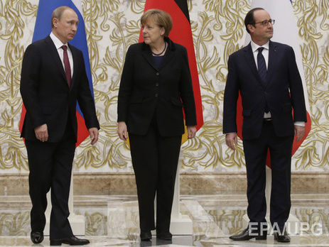 Меркель, Олланд і Путін обговорили ситуацію на Донбасі