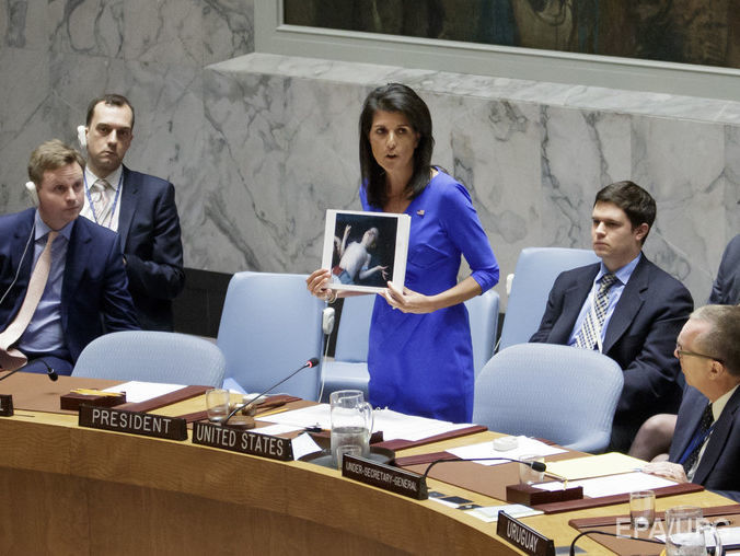 Постпред США при ООН Хейли о газовой атаке в Сирии: Если ООН не выполнит свой долг, мы предпримем собственные действия