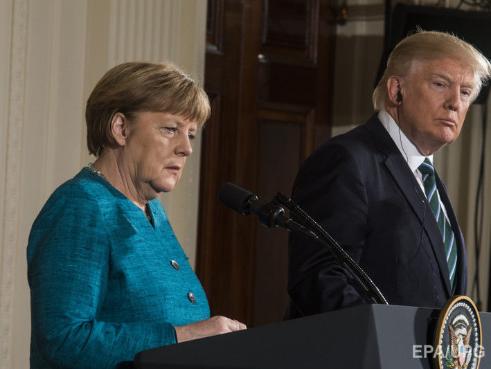 Трамп і Меркель телефоном обговорили ситуацію в Україні