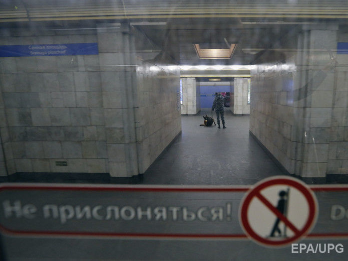 Бомба в метро Петербурга, що не вибухнула, могла призначатися другому смертникові – ЗМІ