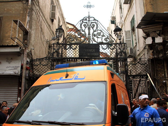 Обнародовано видео взрыва возле церкви в Александрии. Видео
