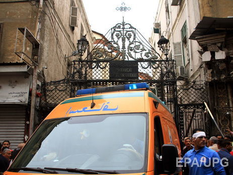 Оприлюднено відео вибуху біля церкви в Александрії. Відео