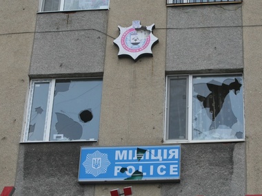 Горловская милиция после штурма сепаратистов. Фоторепортаж