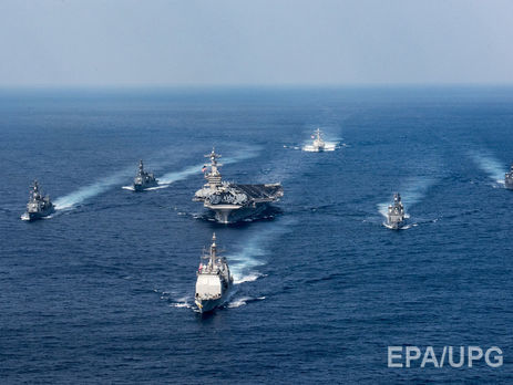 К ударной группе ВМС США, направившейся к берегам Южной Кореи, присоединятся японские корабли – Reuters