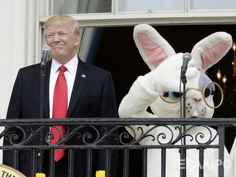 Президент США провел прием в Белом доме в честь пасхальных празднеств. Фоторепортаж