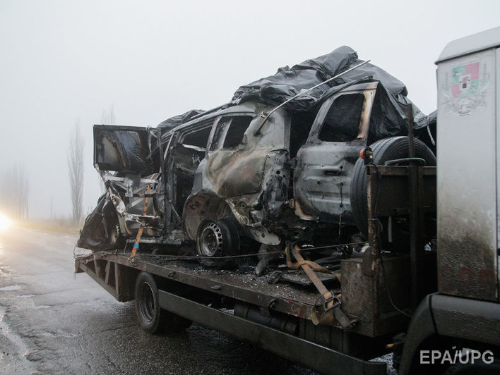 СБУ кваліфікувала підрив автомобіля місії ОБСЄ в Луганській області як теракт