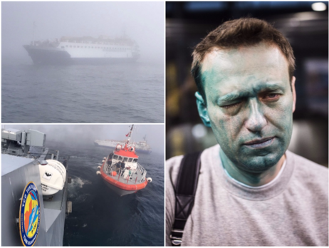 Скотовоз из Того потопил российский военный корабль, в Москве напали на Навального. Главное за день