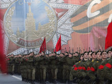 Перша репетиція Параду Перемоги в Москві. Фоторепортаж