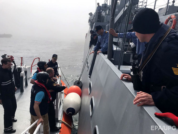 Российские СМИ выдали гибель рыболовецкого траулера за потопление корабля ЧФ РФ "Лиман". Видео