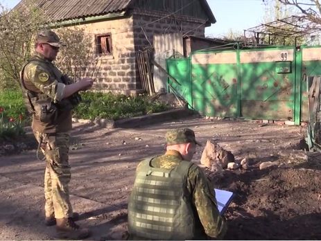 Последствия сегодняшнего обстрела Авдеевки. Видео