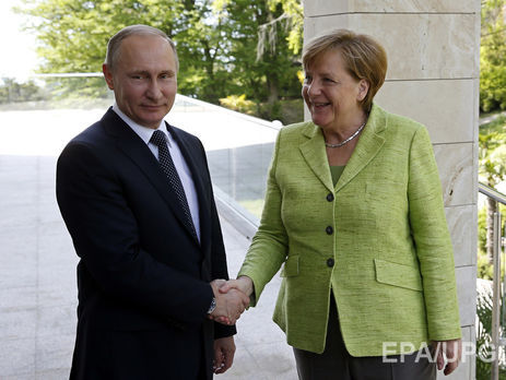 Меркель встретилась с Путиным