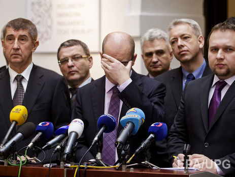 Прем'єр-міністр Чехії має намір заявити про відставку уряду