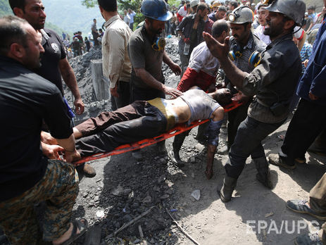 Власти Ирана заявили о гибели 21 горняка в результате обвала на шахте