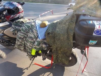 Прикордонники не пустили в Україну російського байкера з камуфляжем