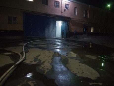 В Лукьяновском СИЗО заявили, что горел не корпус для несовершеннолетних, а админздание