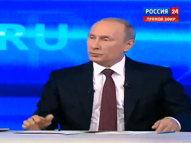 Путин о российских диверсантах на востоке Украины: Чушь это все