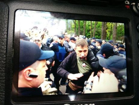 В Харькове произошла драка из-за георгиевской ленты