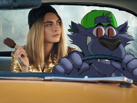 Делевинь снялaсь в рекламе мороженого. Видео