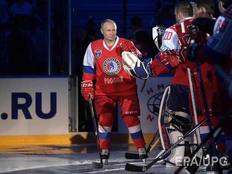 Путин забросил шесть шайб в хоккейном матче в Сочи. Видео