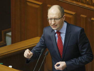 Яценюк: Кабмин подготовил проект закона об амнистии сепаратистов