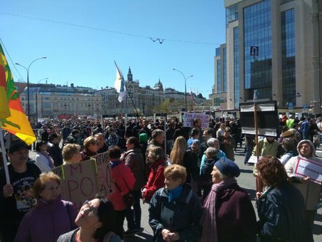 У Москві понад 20 тис. людей протестувало проти знесення п'ятиповерхівок