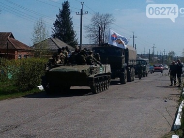 СМИ: Вооруженные террористы на боевых машинах побывали в Северске