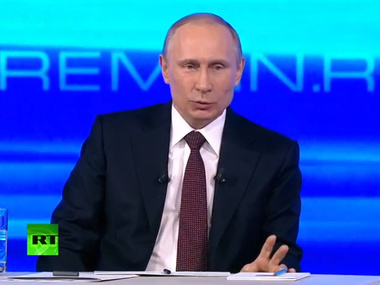 МИД Украины: Высказывания Путина во время прямого эфира дискредитируют позицию России