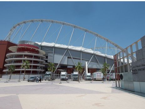 В Катаре открыли первый стадион к ЧМ-2022. Видео