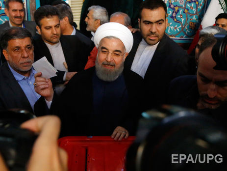 Нынешний президент Ирана Рухани побеждает на выборах