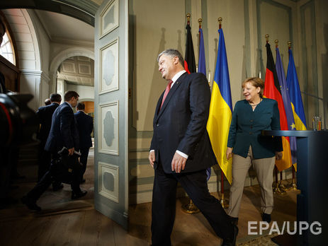 Меркель и Порошенко завершили переговоры, общения с прессой не было