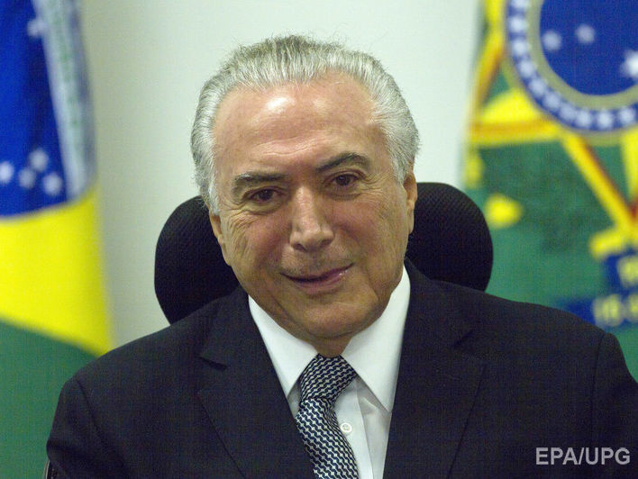Президента Бразилії Темера запідозрили у підкупі ініціатора імпічменту Русеф