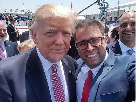 В Ізраїлі до Трампа заради селфі прорвався депутат Кнесету