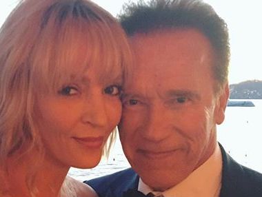 Турман зробила селфі зі Шварценеггером