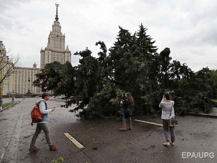 МНС РФ вчасно не повідомило москвичів про ураган – ЗМІ