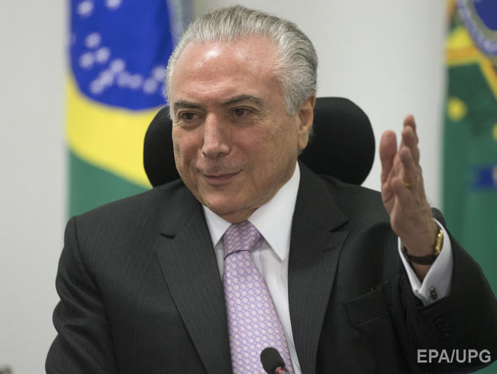 Верховный суд Бразилии разрешил допросить президента по делу о коррупции