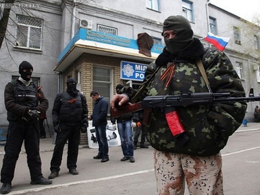 СБУ: Сепаратисты с российскими диверсантами инсценировали нападение на блокпост Славянска
