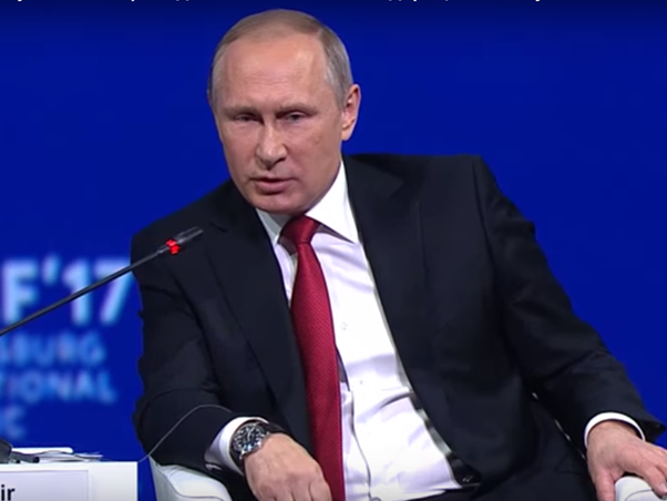 ﻿Путін запропонував дати США пігулку від істерії. Відео