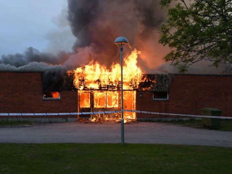 В Швеции горел приют для беженцев