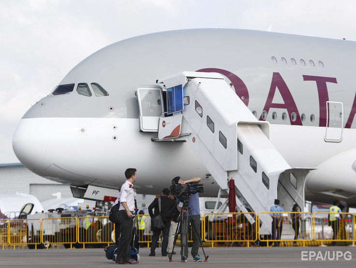 ﻿Qatar Airways скасувала польоти до низки країн, які розірвали дипломатичні відносини з Катаром