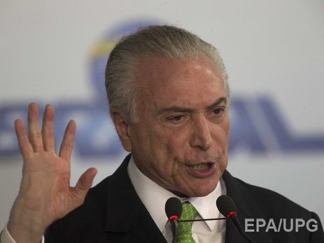 Полиция Бразилии передала президенту Темеру 84 вопроса в рамках дела о коррупции