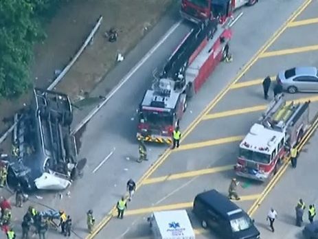 В США в результате ДТП один человек погиб, 39 получили ранения