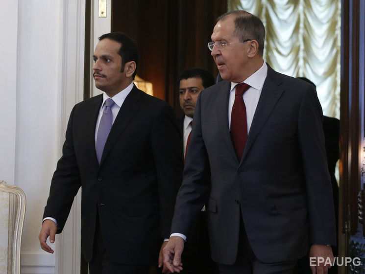 Лавров заявил, что РФ "будет делать все возможное" для урегулирования ситуации вокруг Катара