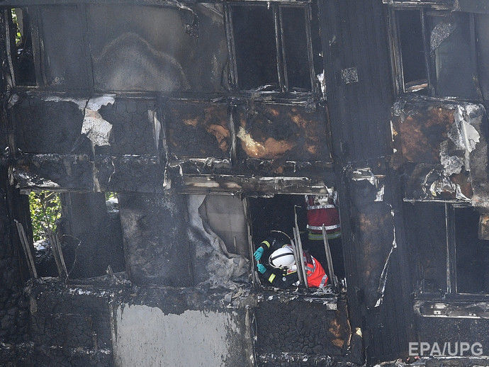 В Лондоне в результате масштабного пожара в многоэтажке пострадало более 70 человек