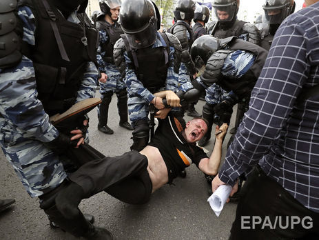 ﻿У Росгвардії заявили, що під час мітингів у Москві правоохоронці діяли згідно із законом