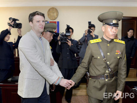 Освобожденный из заключения в КНДР американский студент получил неврологическую травму