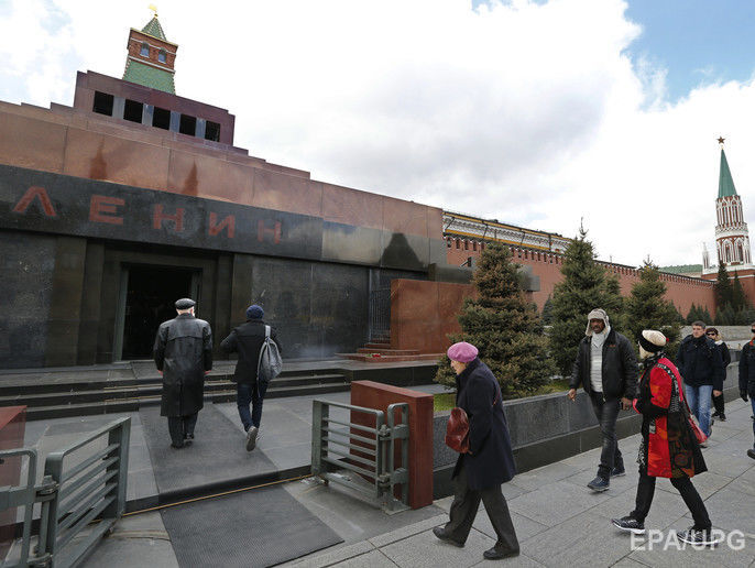﻿Російська православна церква за кордоном закликала прибрати з центральної площі РФ тіло Леніна